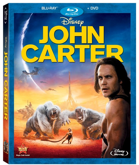 John Carter was released on Blu-ray and DVD on June 5, 2012