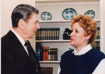 Kathy DiFiore, Ronald Reagan