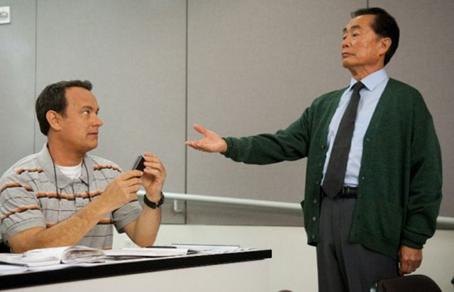 Warped Speed: Tom Hanks and George Takei (Dr. Matsutani) in ‘Larry Crowne’