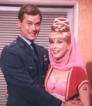 Larry Hagman, Barbara Eden