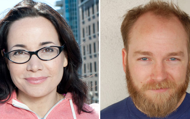 Janeane Garofalo and Kyle Kinane