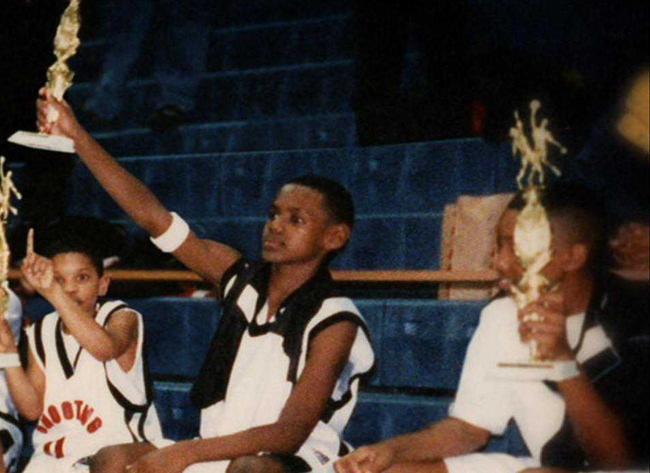 Young King James: LeBron James Celebrates a Grade School Win in a Scene from ‘More Than a Game’’