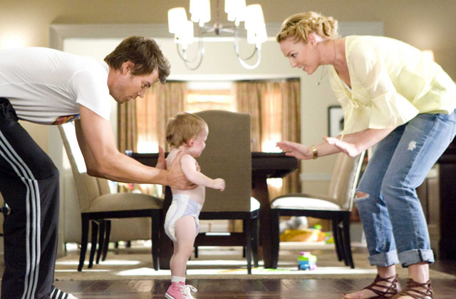 We Are Family: Josh Duhamel as Messer,  Baby Sophie and Katherine Heigl as Holly in ‘Life As We Know It’