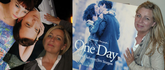 The Poster Poser: Lone Scherfig for ‘An Education’ (left) and ‘One Day’