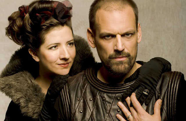 Mr.& Mrs.: Lesley Bevan (Lady Macbeth) and Mark L. Montgomery (Macbeth) in ‘Macbeth’