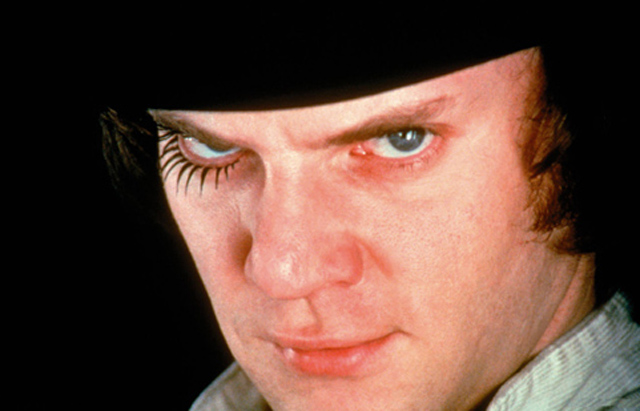 The Eyes Have It: Malcolm McDowell as Alex DeLarge in Stanley Kubrick’s ‘A Clockwork Orange’