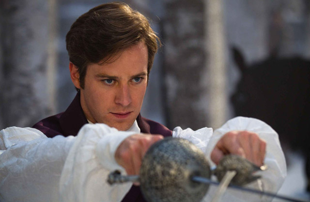 Armie Hammer is Swashbuckling as Prince Alcott in 