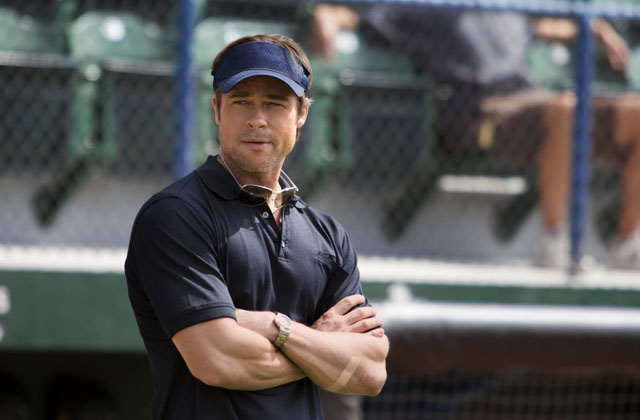 In the Field: Brad Pitt as Billy Beane in ‘Moneyball’