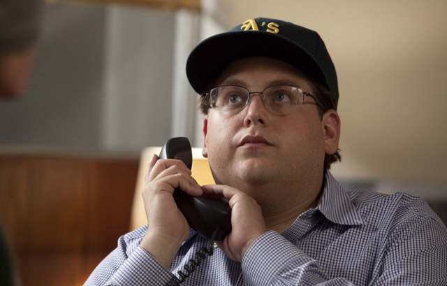 On Call: Jonah Hill as Peter Brand in ‘Moneyball’