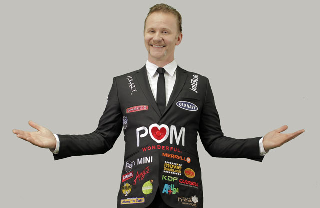 Amazing Techni-Logo Dreamcoat: Morgan Spurlock in ‘The Greatest Movie Ever Sold’