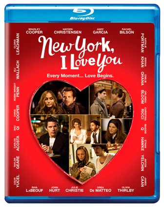 New York, I Love You was released on Blu-Ray and DVD on February 2nd, 2010.