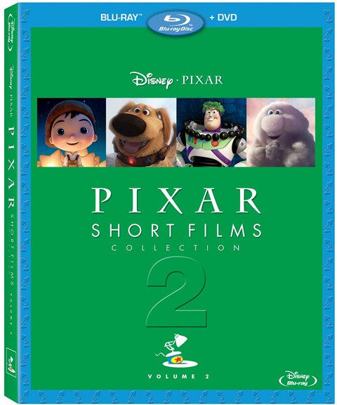 Pixar Short Films Collection: Volume 2 was released on Blu-ray and DVD on November 13, 2012