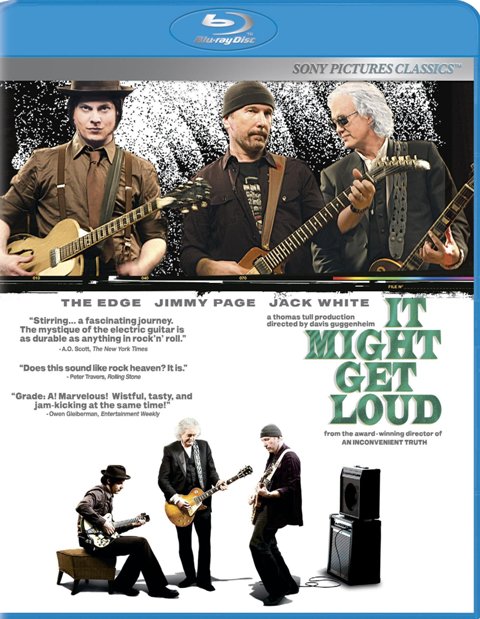 It Might Get Loud was released on Blu-Ray and DVD on December 22nd, 2009.