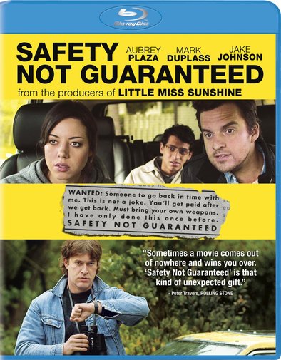 Safety Not Guaranteed was released on Blu-ray and DVD on October 30, 2012