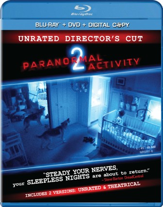 Paranormal Activity 2 was released on Blu-Ray and DVD on February 8th, 2011