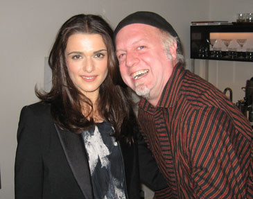 Rachel Weisz and Patrick McDonald, in Chicago on October 16, 2008