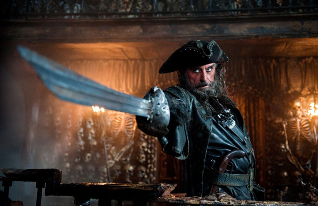 Blackbeard in 3D: Ian McShane in ‘Pirates of the Caribbean: On Stranger Tides’