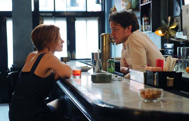 Jessica Chastain, James McAvoy