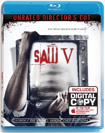 Saw V is released by Lionsgate Home Video on January 20th, 2009.