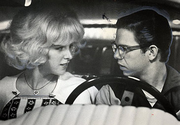 Candy Clark and Charles Martin Smith in “American Graffiti’