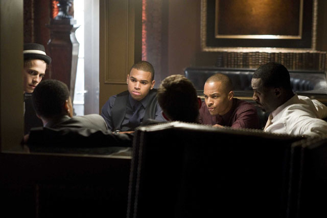 The Gang’s All Here: Hayden Christensen, Chris Brown, T.I. and Idris Elba Make the Plan in ‘Takers’