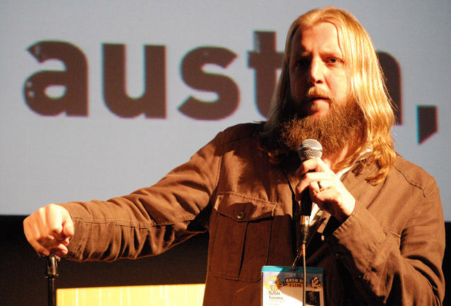 Scott Teems at South X Southwest in March of 2009