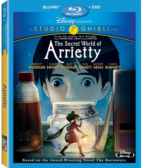 The Secret World of Arrietty will be released on Blu-ray/DVD Combo Pack on May 22, 2012