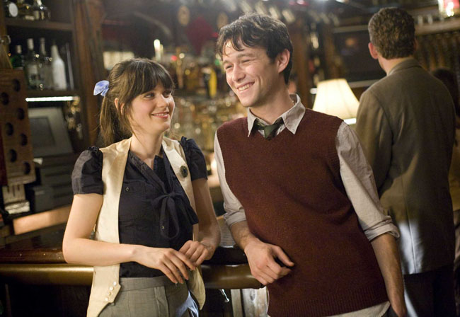 One of 500: Zooey Deschanel and Joseph Gordon-Levitt as Summer and Tom in ‘(500) Days of Summer’