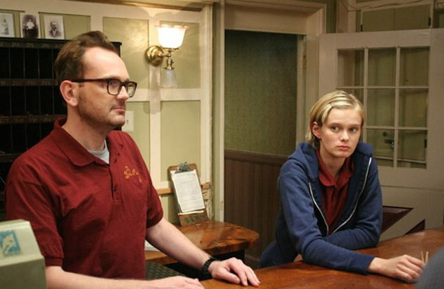 Pat Healy (Luke) and Sara Paxton (Claire) are ‘The Innkeepers’’