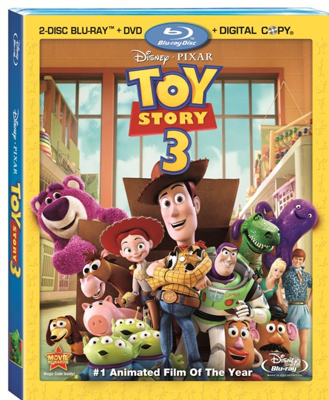 Toy Story 3 was released on Blu-ray and DVD on November 2nd, 2010