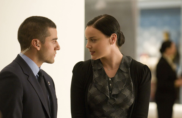 Oscar Isaac (Evgeni) and Abbie Cornish (Wally) in ‘W.E.’