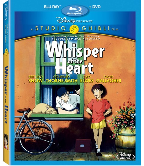 Whisper of the Heart will be released on Blu-ray/DVD Combo Pack on May 22, 2012