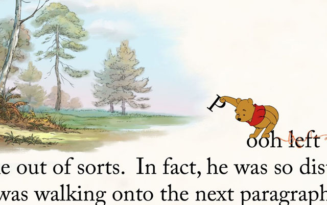 A Page Out of Pooh: The Surreal Storybook Letters in ‘Winnie the Pooh’