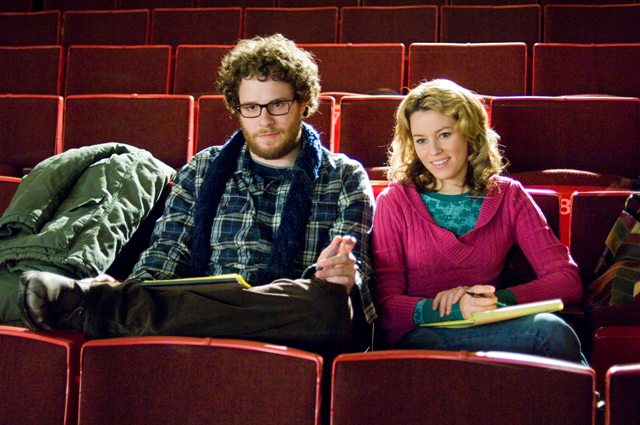 Seth Rogen (Zack) and Elizabeth Banks (Miri) star in Kevin Smith's Zack and Miri Make A Porno.