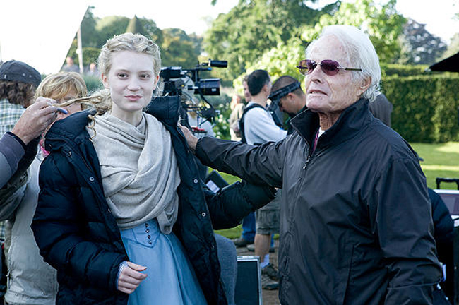 The Producer in Wonderland: Mia Mia Wasikowska as Alice and the Legendary Richard Zanuck