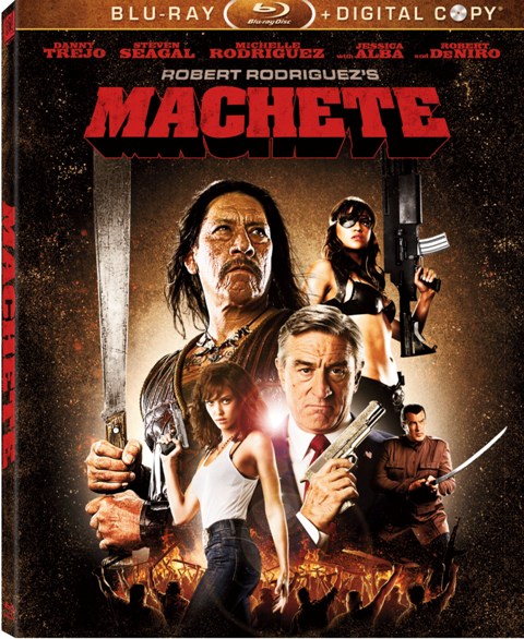 Machete was released on Blu-Ray and DVD on January 4th, 2011