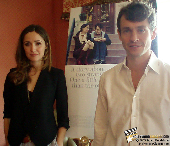 Rose Byrne (left) and Hugh Dancy for Adam in Chicago on July 20, 2009