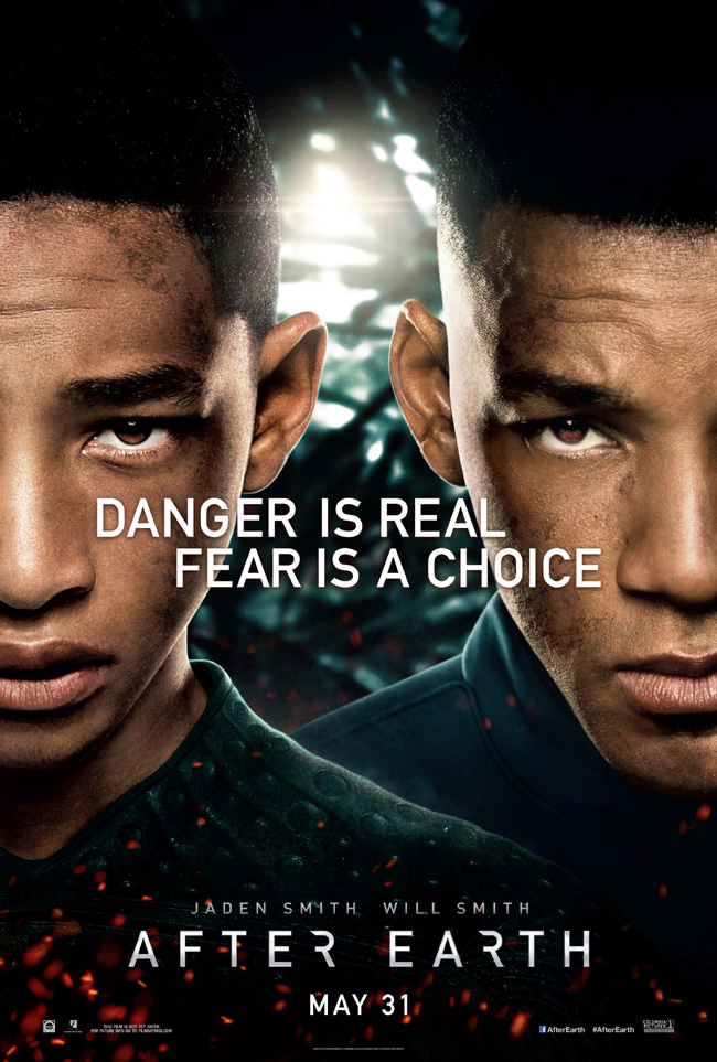 The movie poster for After Earth starring Will Smith and Jaden Smith