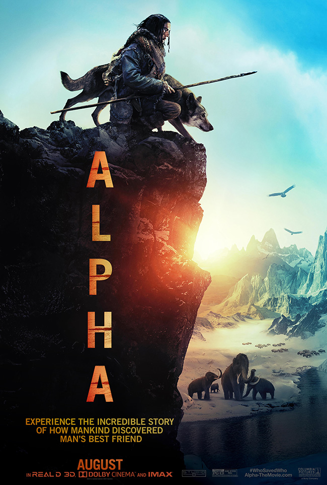 The movie poster for Alpha starring Kodi Smit-McPhee