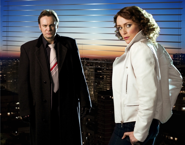 Philip Glenister and Keeley Hawes in Ashes to Ashes.