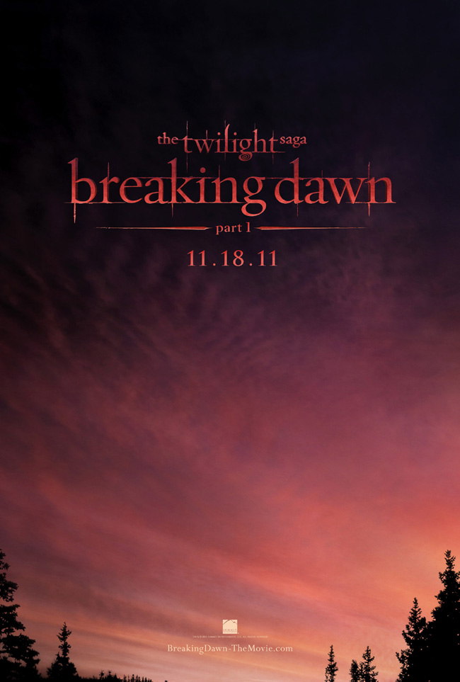 The first official teaser poster for The Twilight Saga: Breaking Dawn - Part 1 was released on May 25, 2011