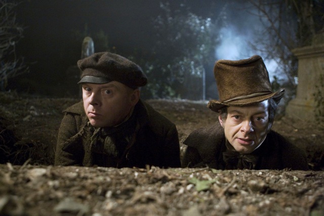 Simon Pegg and Andy Serkis star in John Landis’s Burke and Hare.