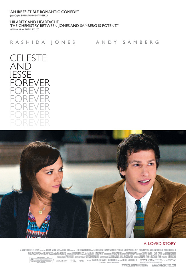 The Celeste and Jesse Forever starring Andy Samberg and Rashida Jones