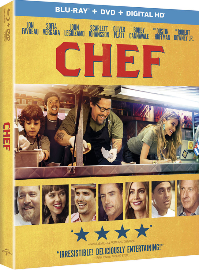 Chef came to Blu-ray and DVD combo pack on Sept. 30, 2014