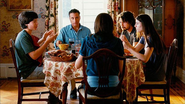 Andy Garcia (center) is the head of an exceedingly dysfunctional family in Raymond De Felitta’s City Island.