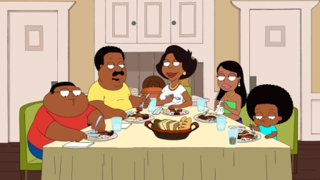 THE CLEVELAND SHOW is a new animated series that follows everyone’s favorite soft-spoken neighbor, CLEVELAND BROWN, to his hometown in Virginia as he settles down with his high school sweetheart, her unruly kids and his own 14-year-old son on the series premiere of THE CLEVELAND SHOW Sunday, Sept 27 (8:30-9:00 PM ET/PT) on FOX.