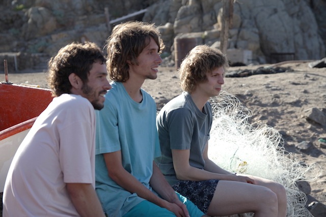 Juan Andrés Silva, José Miguel Silva and Michael Cera star in Sebastián Silva’s Crystal Fairy.