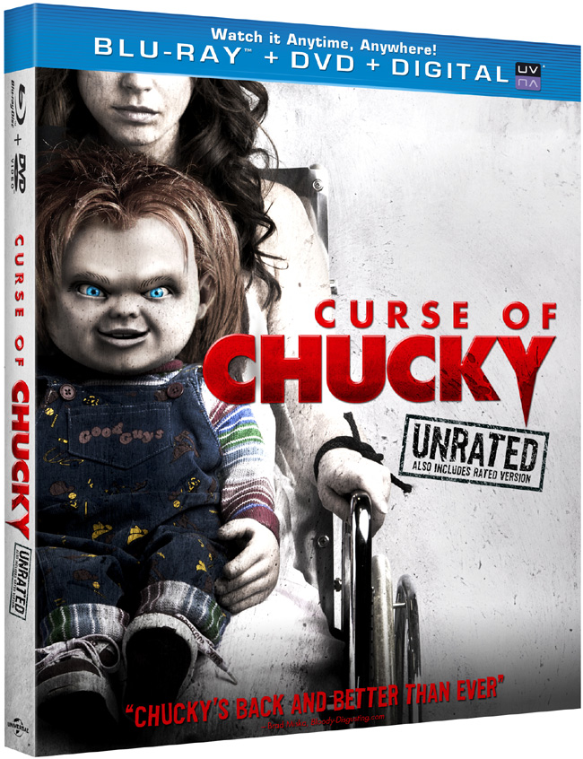 Curse of Chucky with Fiona Dourif came to Blu-ray and DVD combo pack on Oct. 8, 2013