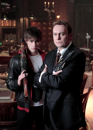 Luke (Christian Cooke) and Rupert (Phillip Glenister)