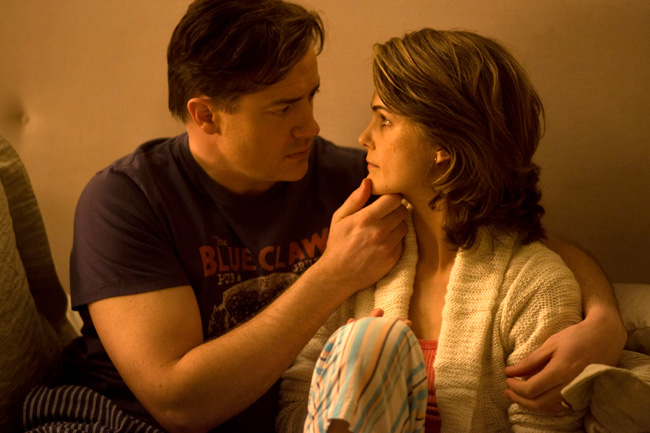 Brendan Fraser (left) and Keri Russell in Extraordinary Measures